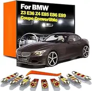 LED Interior Dome Map Trunk Glove Box Vanity Mirror Light Kit, For BMW Z3 E36 Z4 E85 E86 E89 Coupe Convertible Car