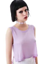 [Re Named] Lavender Date Cropped Top