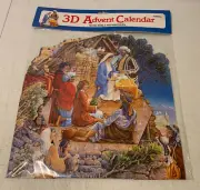 3D Advent Calender Caltime Stable Scene Pop Up FL300