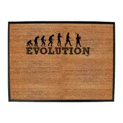 Evolution Pipe Scottish Player - Funny Novelty Doormat Man Cave Floor mat