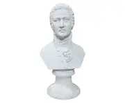 Bust (Italian) Crushed Marble 15cm -Mozart