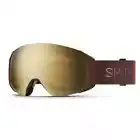 NEW Smith 4D MAG S Snow Ski Goggles Sepia + ChromaPop Sun Black Gold Mirror Lens