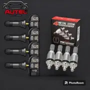 4PCK Autel MX-Sensor 315&433MHz Programmable TPMS W/ Interchange Metal Stem Kit