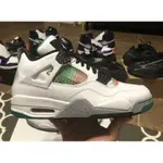 AIR JORDAN 4 RETRO LUCID GREEN 白綠 女款 AQ9129-100 慢跑鞋