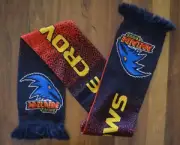 OFFICIAL AFL ADELAIDE CROWS FOOTBALL SKARF