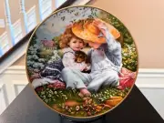 1989 Knowles A TIME TO LOVE March of Dimes Birth Defects Plate NIB