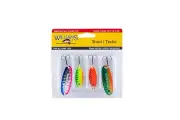 Williams Trout Pack Kit - 4-TK2 - UV High-Vis, UV reactive Fishing Lures - 4Pack