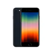 Apple iPhone SE3 64GB Black - Very Good Refurbished