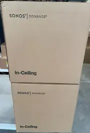 BRAND NEW 2 Pairs of Sonos INCLGWW1 In-Ceiling Speakers - 2 PAIR-FREE SHIPPING!