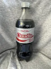 Share a Coke with Claudia 2025 Personalized Gift Coca~Cola Bottle 20oz Diet