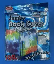 Back to School Supplies!! FABRIC TEXT BOOK COVERS ~ Jumbo XXL, Strechy, Tye Dye!