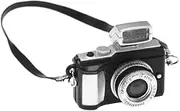 Miini Retro Camera - Miniature Reflex Camera for | Vintage Scale Photography Accessories, Model Decoration, Pocket Polaroid Film, Ornament for Kids