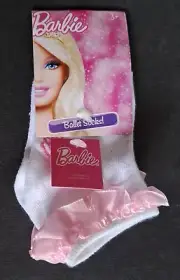 CHILD SOCKS - Size 3 YEARS ANKLE SOCKS - BARBIE BALLET - LOOK!