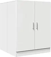 vidaXL Washing Machine Cabinet Bathroom Washroom Toilet Laundry Room Cabinet Cupboard Shelf Rack Storage Organiser Home Furniture White