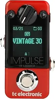 TC Electronic Electric Guitar Single Effect, Red/Black (Impulse IR Loader)