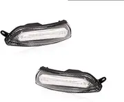 Turn Signal Lights for Chrysler 300 2011-2020 Turn Signal Blinker Light Assembly 2PCS Car Amber Strip Sequential Flash Side View Mirror Light Turn Signal Lights(Clear Lens)