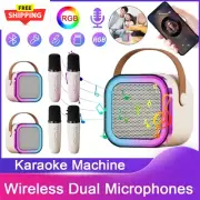 K12 Wireless Microphone Karaoke Machine Bluetooth Speaker KTV HIFI Stereo Sound