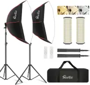 Kit de iluminación de softbox, kit de iluminación para fotografía de softbox oct