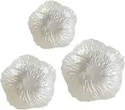 STARTIST 3 Pieces Flower Shape Plate Fruit Bowl Elegant Food Storage Dish Versatile Serving Dishes Dessert Plate for Table Centerpiece