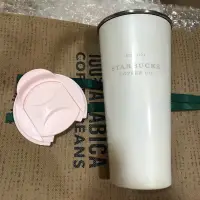 在飛比找蝦皮購物優惠-韓國starbucks星巴克白色 純淨無暇不鏽鋼保溫杯473