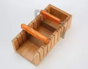 Wood Soap Mold Loaf Cutter Mold with 1Pcs Wavy & Straight Planer Cutting Tool...