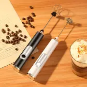Portable Electric Milk Coffee Foamer Frother Egg Beater Whisk Mixer Blender Tool