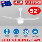 52inch Ceiling Fan DC Motor 3 Blades LED Light Timer 6 Speeds Modern Home Decor