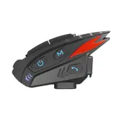 Sharkpro 2000M 8 Rider Motorcycle Helmet Intercom bluetooth 5.1 Headset Cycling Helmet Qualcom Solution With Music Distr