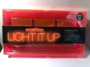 Smashbox LIGHT IT UP: 3 PALETTE SET: EYES, CONTOUR, LIPS Brand New SEALED NIB