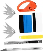 PLAFOPE 1 Set Car Vinyl Wrap Tool Kit for Professional Installation Includes Squeegee Scraper and Safety Cutter for Car Tint and Sticker Application