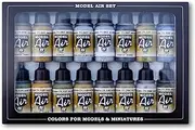 Vallejo 71185 Model Air USAAF Aircraft 16 Colour Acrylic Airbrush Paint Set