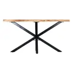 [James Lane] Madras Live Edge Solid Acacia Wood Console Table