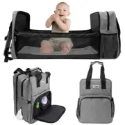 Baby Diaper Backpack Bag Mummy Foldable Multifunction Travel Bag With Changin