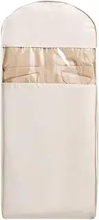 [Generic] Garment Bag, Coat Pouch for Closet Storage, Dustproof Clothing Storage Bag with Compression Zipper for Closet Packing Travel Moving Airplane Road Trip