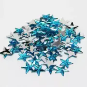 Approximately 1800 Turquoise Flat Back 15mm Star Rhinestones