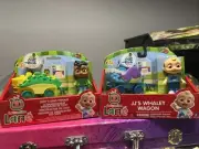 COCOMELON LANE Cody’s Dino Trekker& JJ's Whaley Wagon &