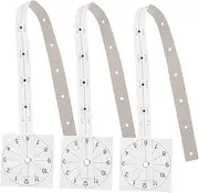 OFFSCH DIY Large Wall Clock Kit Precision Graduated Paper Ruler Silent Clock Parts Wall Decor for Living Room