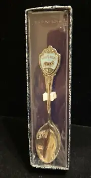 NAGS HEAD North Carolina SOUVENIR SPOON New Vintage 3.5” Silvertone Metal