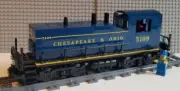 Custom Train Chesapeake & Ohio C&O Switcher -Please Read Item Description-