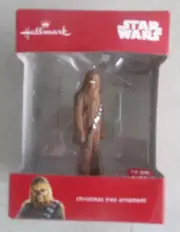 NIB HALLMARK STAR WARS CHEWBACCA CHRISTMAS TREE ORNAMENT DISNEY