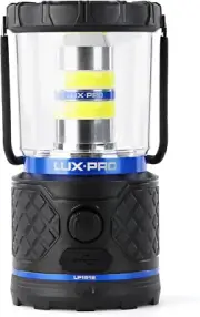 Rechargeable Dual-Power 1100 Lumen LED Lantern for up to 150 Hours of Use - Camp