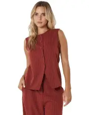 [Sass] Peta Vest in Red