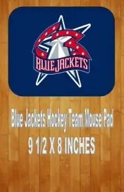 Blue Jackets Hockey Team 9.5 x 8 Inch Computer/Gaming MOUSE PAD