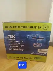 Backyard Zip Line Kit 60 Foot Zip Line Kit for Kids and Adult Less Then 250lb