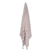 [James Lane] Fez Knitted Throw Biscuit - 170cm x 130cm