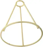 Toyvian Metal Triangle Avocado Rack Dual Ring Structure Triangular Bracket for Hydroponic Plant Sprouting Hydroponic Plant Growth Supply