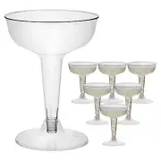 Pack of 160 Disposable Clear Plastic Wine Champagne Flutes 4 Oz for Wedding Pa
