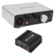 Focusrite ITRACK SOLO LIGHTNING Audio Recording Interface+Phantom Power Supply