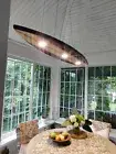 Surfboard shaped ceiling chandelier, Pool Billiard Table Light