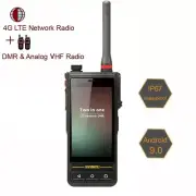 Anysecu E81 4G Network Radio Android9.0 Zello RealPTT IP67 VHF DMR Digital Radio